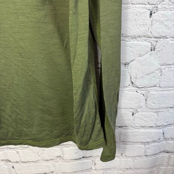 Smartwool Men's Classic 1/4 Zip Baselayer Size Medium Forest Green - Picture 10 of 11